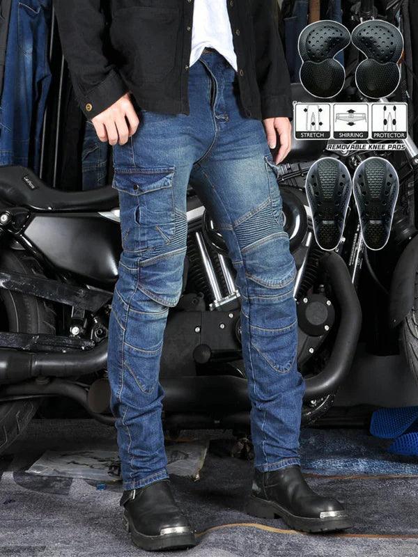 Motorcycle jeans with armor on sale