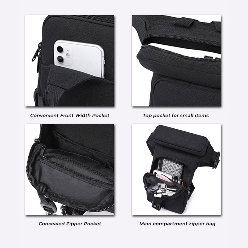 Multi-Function Motorcycle Leg Bag – Compact, Durable, and Convenient Storage