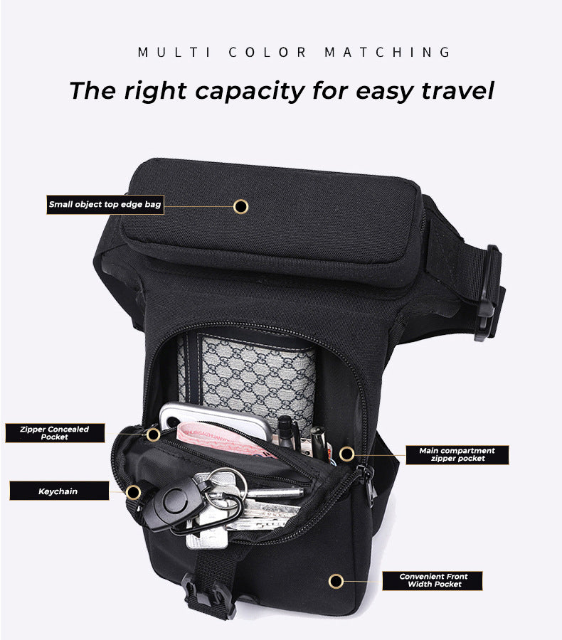 Multi-Function Motorcycle Leg Bag – Compact, Durable, and Convenient Storage