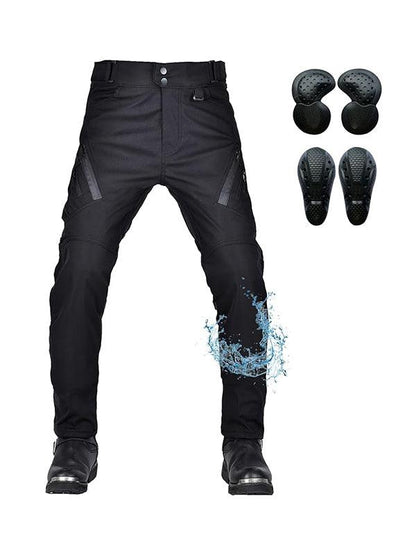 Waterproof Windproof Breathable Elastic Motorcycle Anti-Fall High Waist Pants