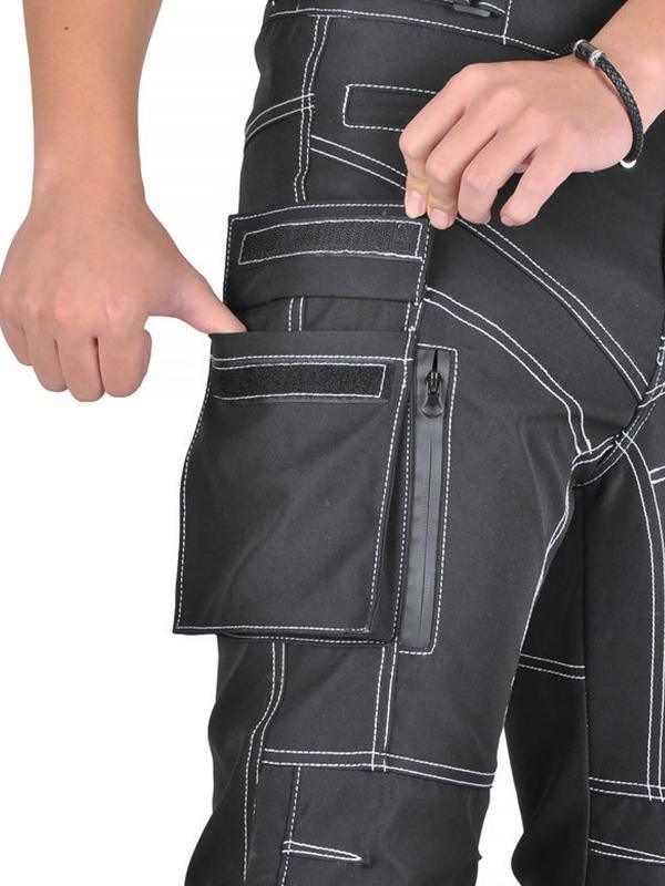 Men's Multi-Pocket Waterproof Shockproof Motorcycle Pants