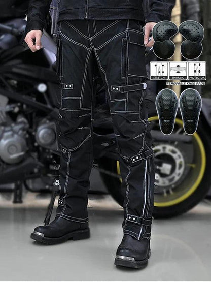 Men's Multi-Pocket Waterproof Shockproof Motorcycle Pants