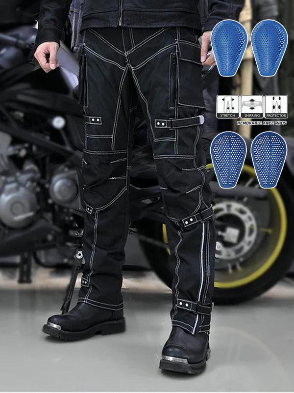 Men's Multi-Pocket Waterproof Shockproof Motorcycle Pants