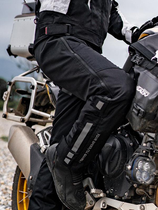 Cold Weather Outdoor Warm Motorcycle Protective Layered Outer Pants with Built-in Removable Protectors