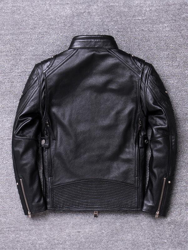 Men's Motorcycle Suit Vintage Leather Jacket