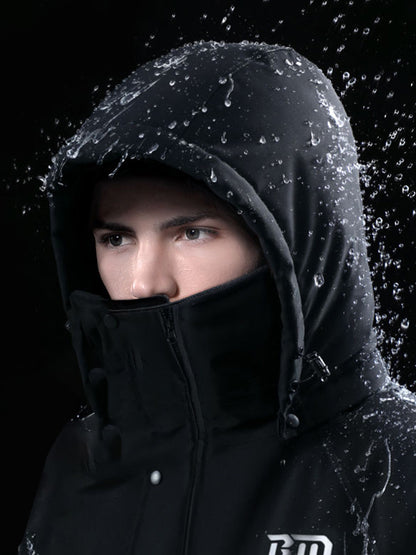 One-piece motorcycle windproof and waterproof suit for winter