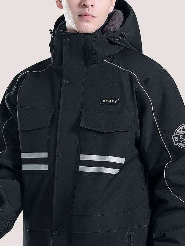 One-piece motorcycle windproof and waterproof suit for winter