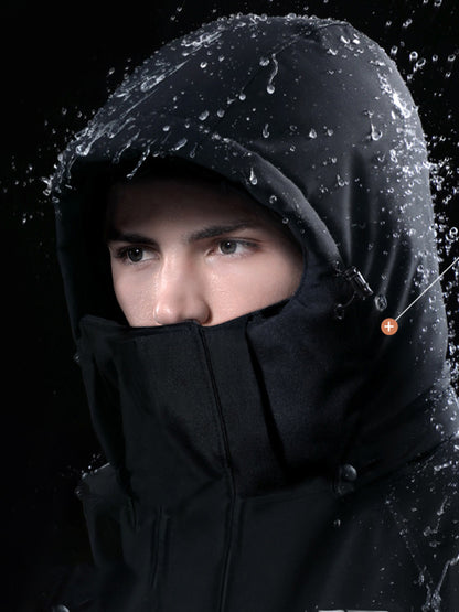 One-piece motorcycle windproof and waterproof suit for winter