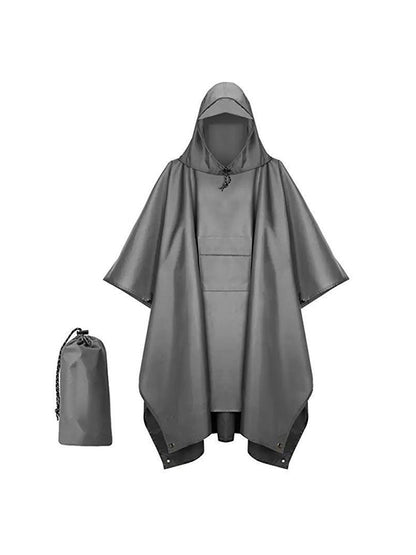 Multifunctional Three In One Cape PU Raincoat