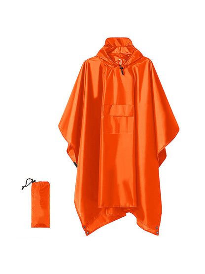 Multifunctional Three In One Cape PU Raincoat