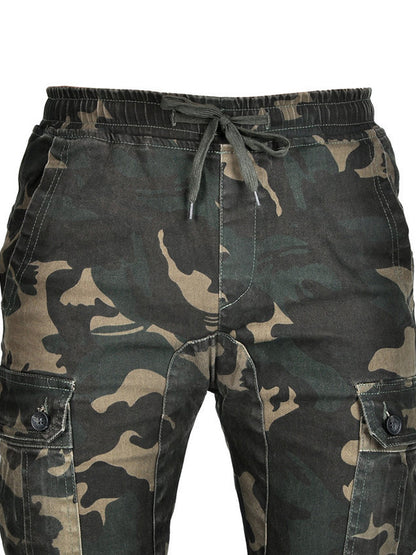 Men's Camouflage Motorcycle Pants with CE Removable Armor