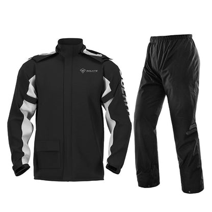 Mclula Motorcycle Rain Jacket and Pants Set With Free Storage Bag