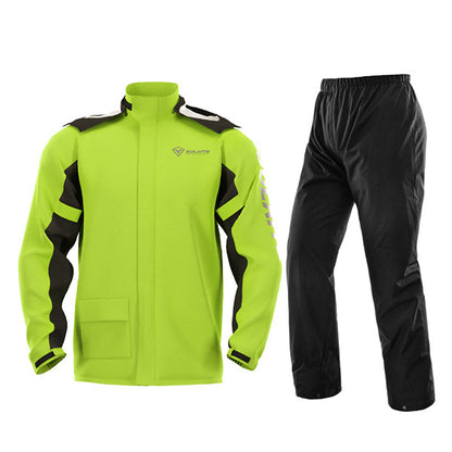 Mclula Motorcycle Rain Jacket and Pants Set With Free Storage Bag