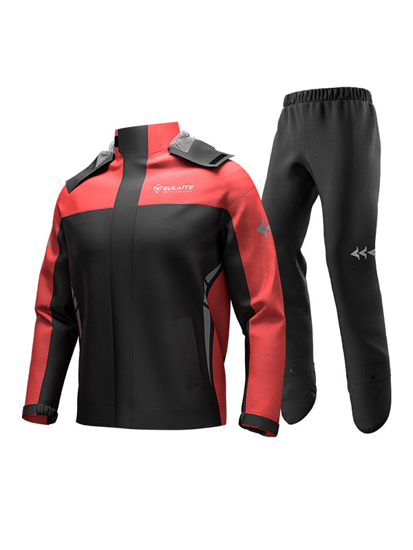 Mclula Motorcycle Rain Jacket and Pants Set With Free Storage Bag