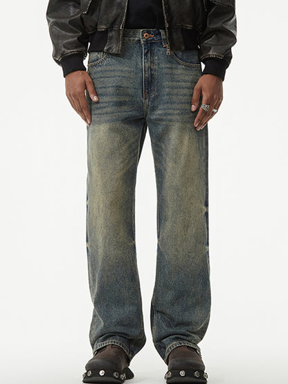 Mclula Men's Pocket Loose Jeans