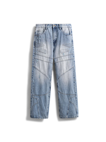 Mclula Men's Street Loose Jeans