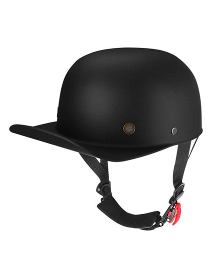 Motorcycle Half Helmet - Baseball Cap Style with DOT Certification