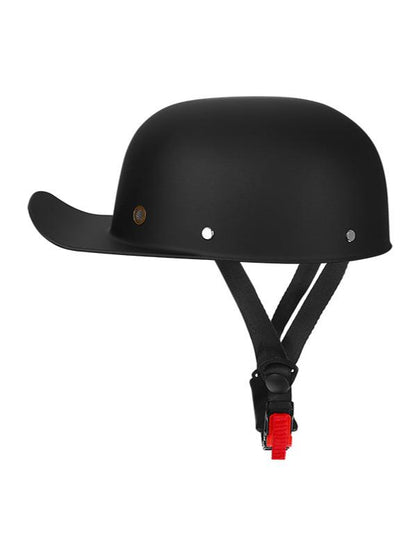 Motorcycle Half Helmet - Baseball Cap Style with DOT Certification