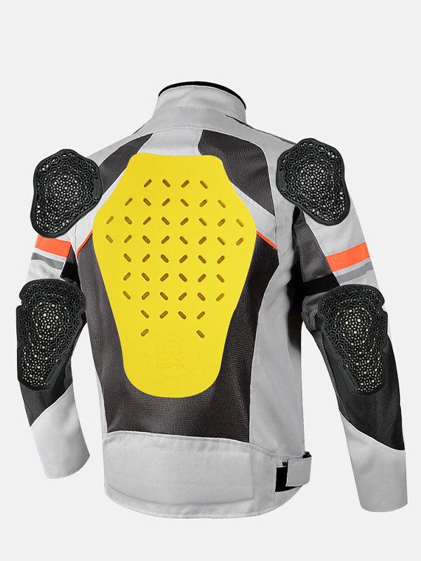 Men's Reflective Mesh Breathable Anti-Fall Motorcycle Jacket