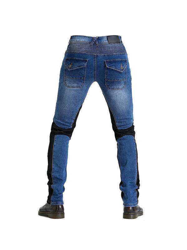 PK-719 Motorcycle Riding Jeans Summer Breathable Riding Pants Elastic Slim Fit Racing