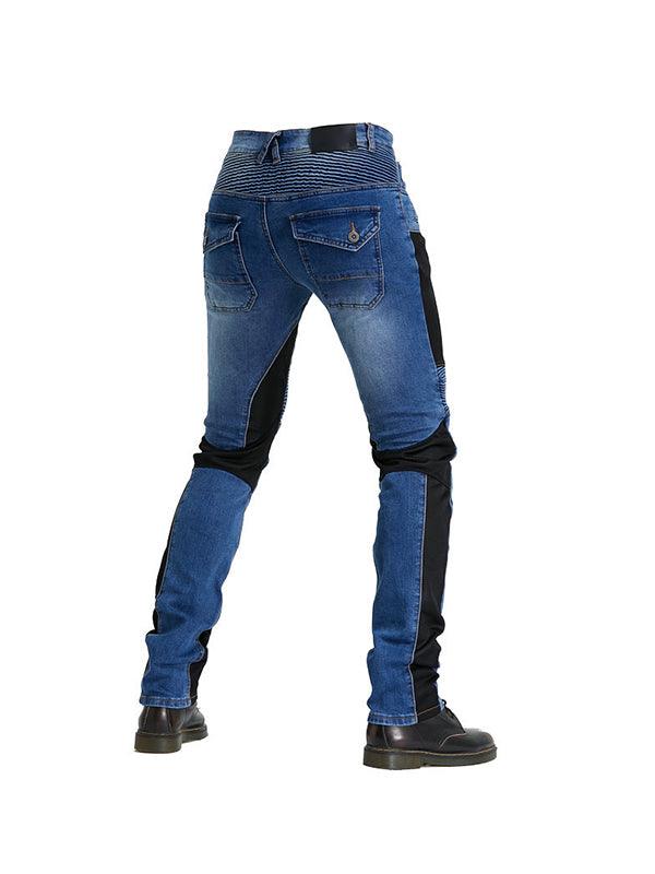 PK-719 Motorcycle Riding Jeans Summer Breathable Riding Pants Elastic Slim Fit Racing