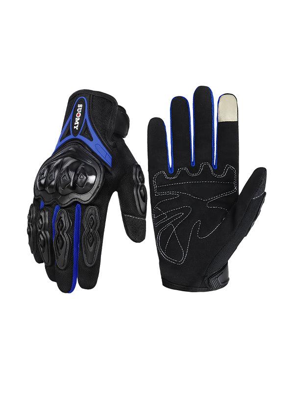 Men's Thin Breathable Anti-slip Motorcycle Riding Gloves Long and Short