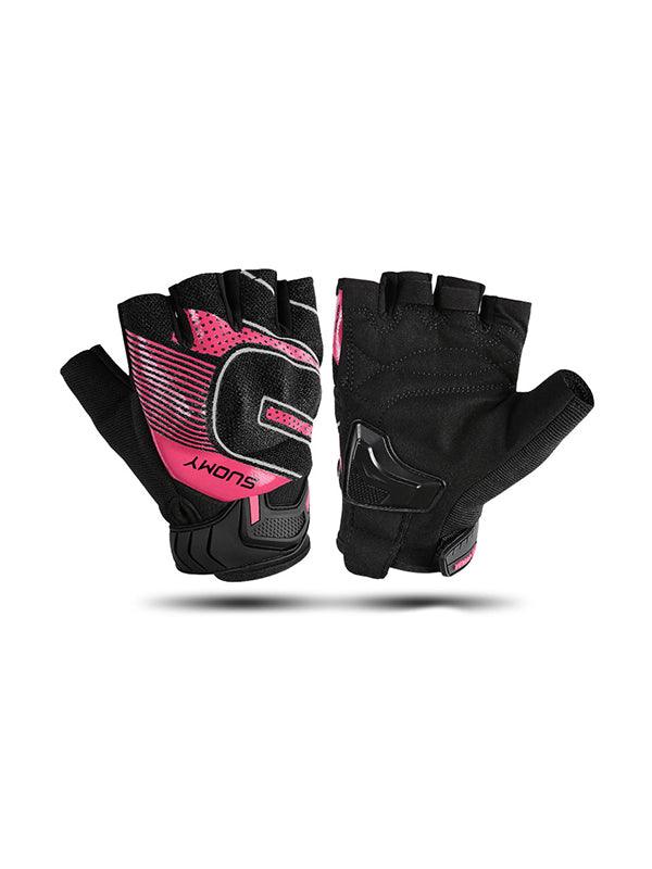 Breathable Motorcycle Riding Fingerless Gloves Touchscreen Anti-fall Unisex