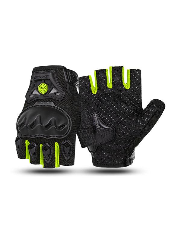 Anti-fall Breathable Half-finger Motorcycle Gloves Unisex Riding Gear