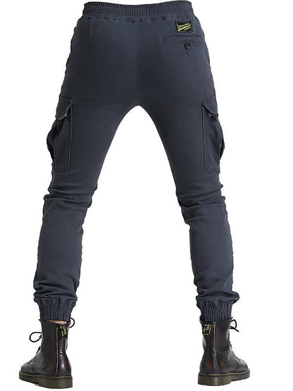 Men's Casual Multi-Pocket Overalls Motorcycle Pants