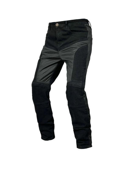 Men's Mesh Breathable Denim Anti-Fall Motorcycle Pants